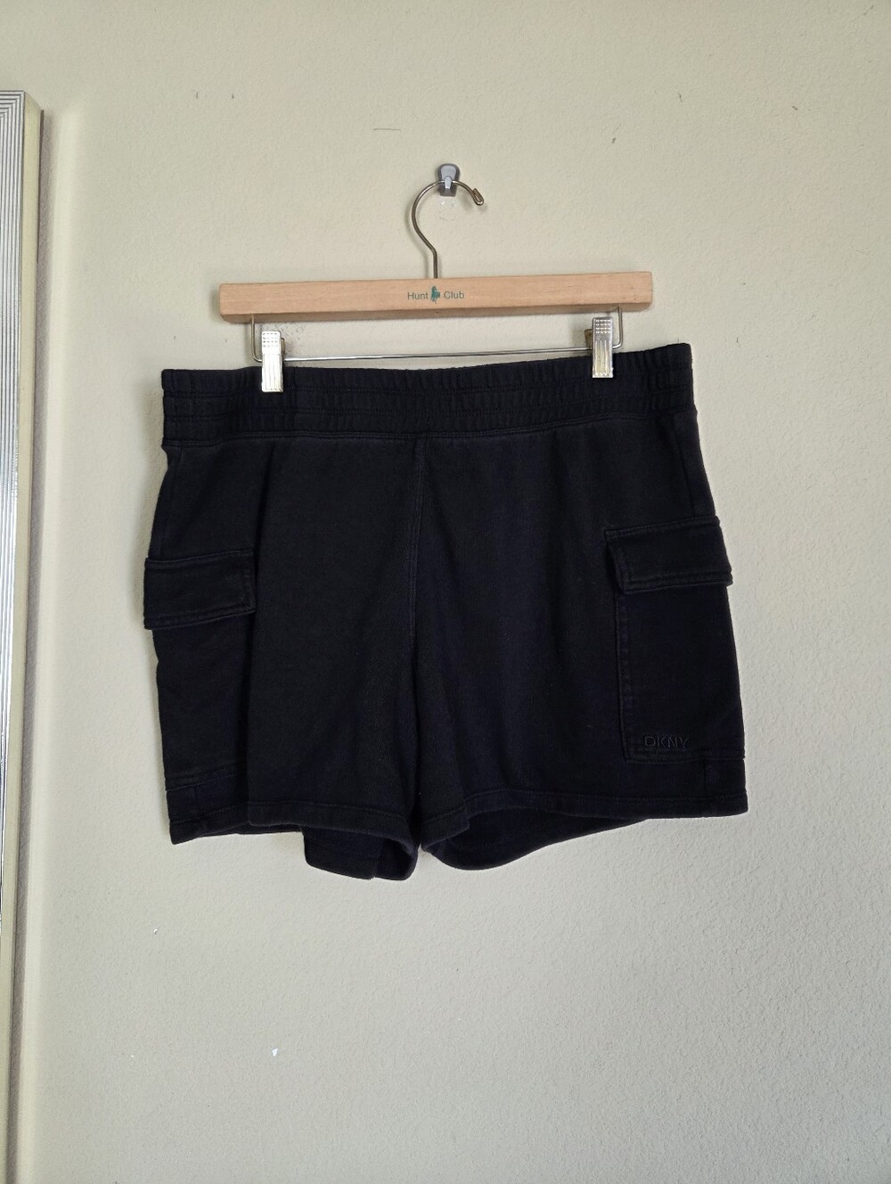 DKNY Cozy Black Cargo Utility Women's Shorts